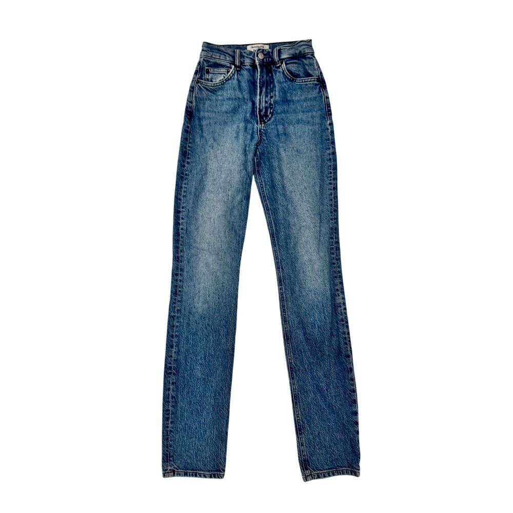 Reformation Lisa High Rise Straight Leg Jeans Women's 24 Minimalist Quiet Luxury